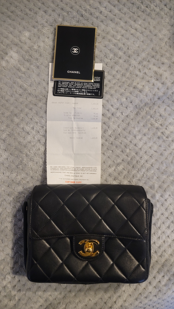 VINTAGE LIMITED EDITION CHANEL HANDBAG PURSE CLUTCH - photo 2