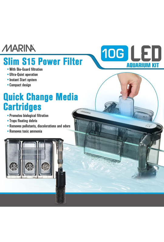 Marin 10 Gallon fish aquarium - photo 3