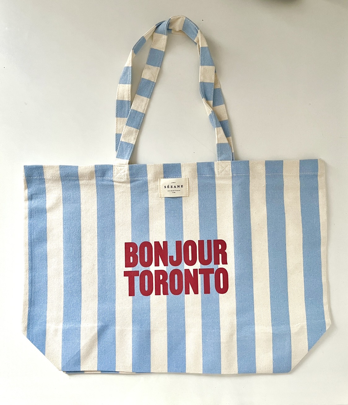 New Sezane Tote bag “Bonjour Toronto” thumbnail