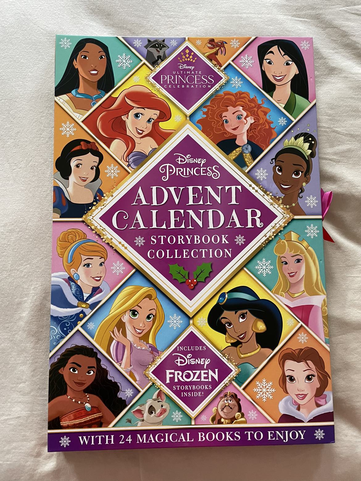 NEW HUGE Disney Princess Christmas Advent Calendar 35x54cm thumbnail