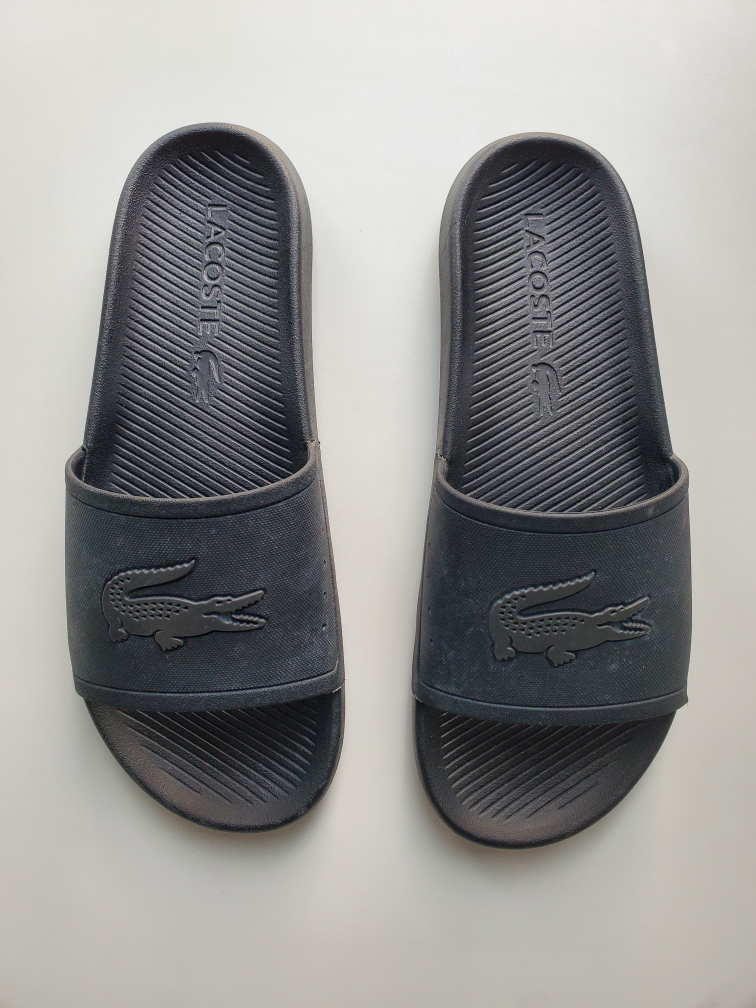 Lacoste slide sandals (black) image indicator(2)