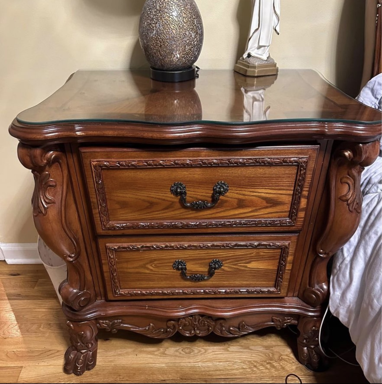 Brown nightstand