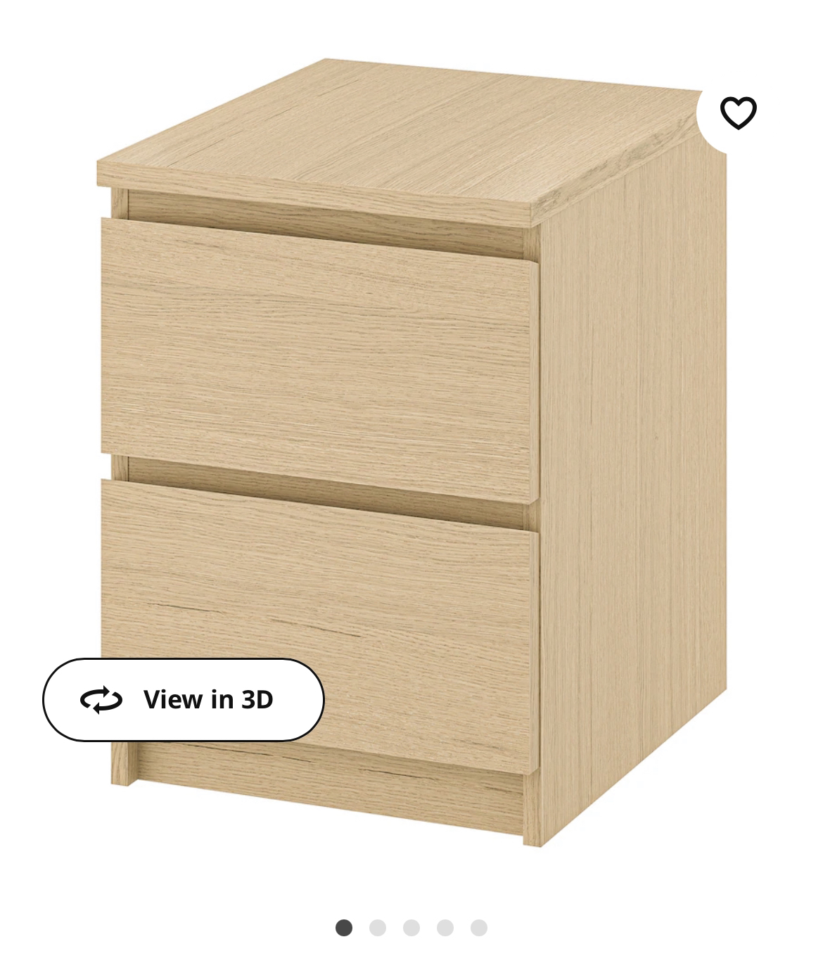 Malm King bed, dresser and 2 nightstands - photo 2