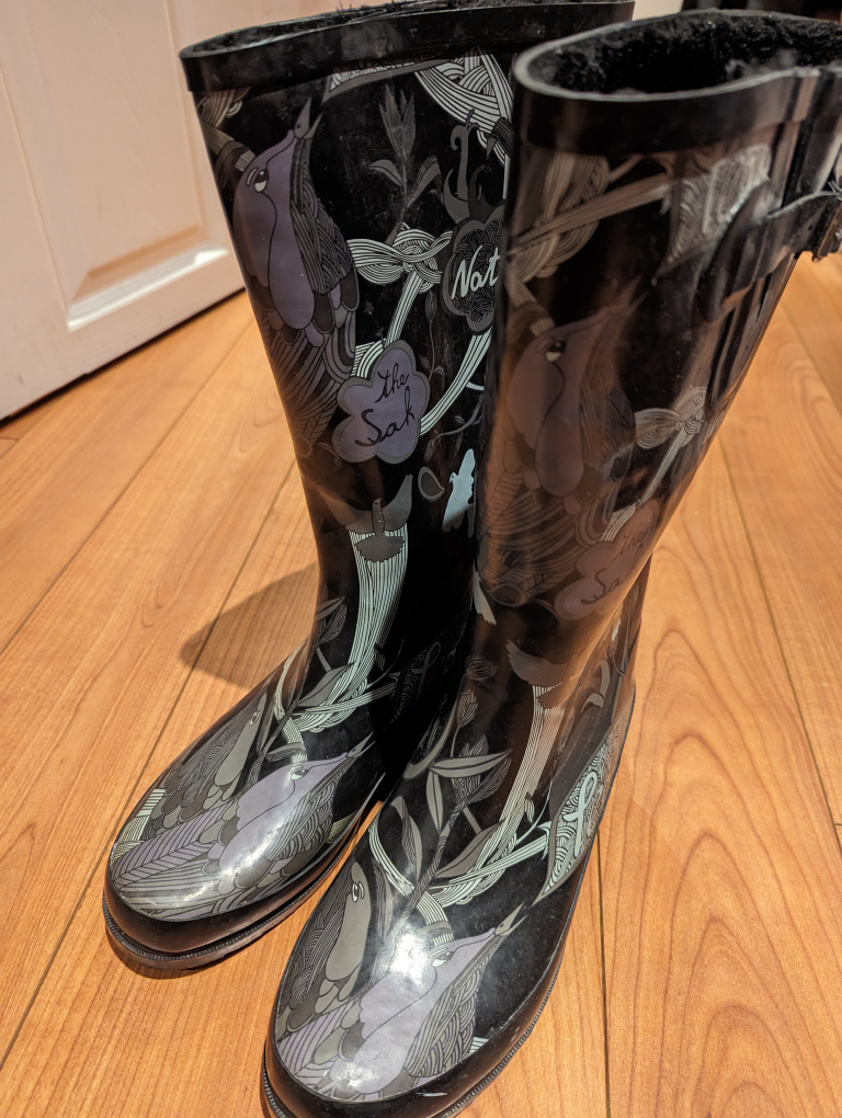 Rubber boots size 9.5