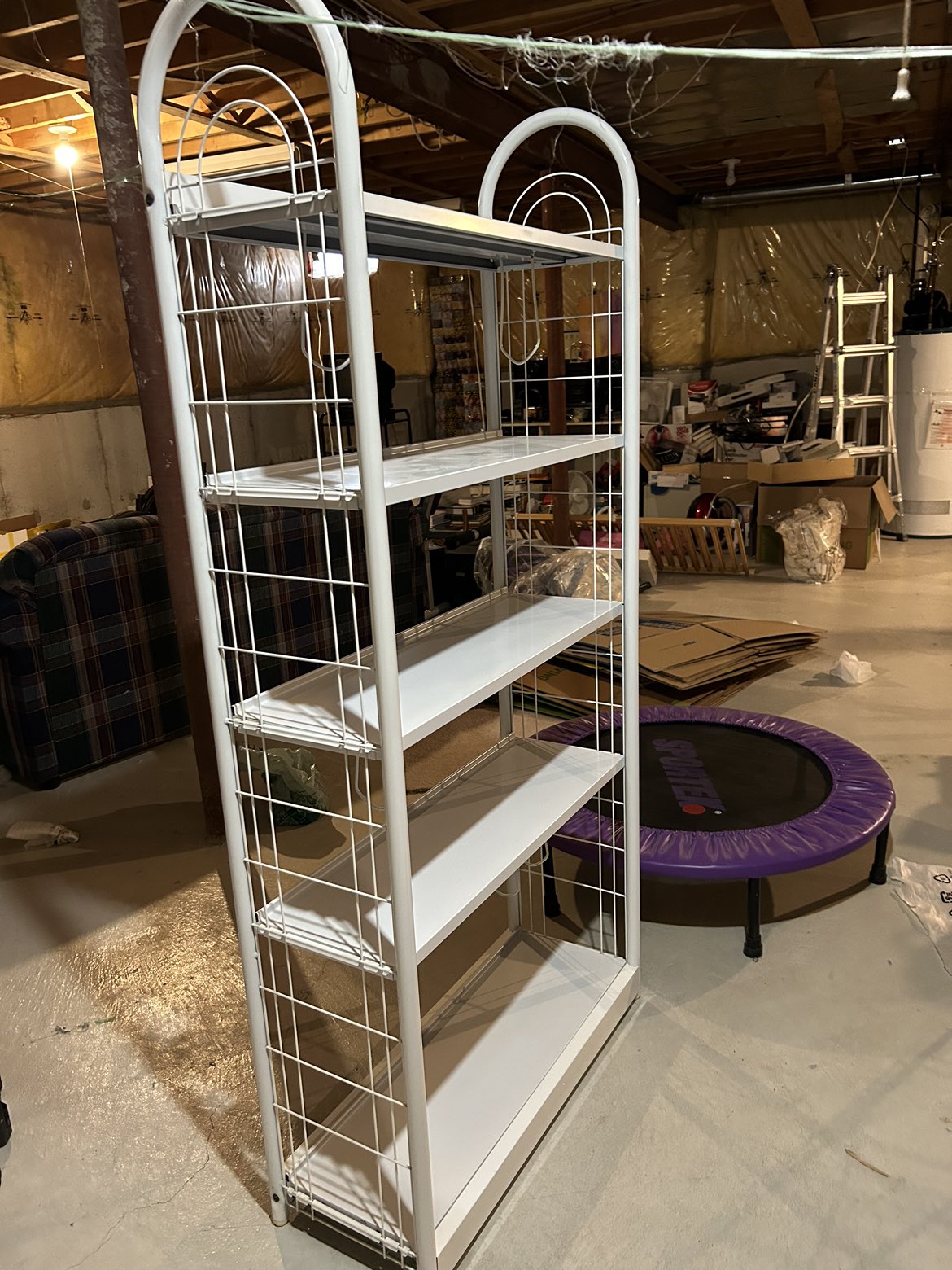 Metal book case