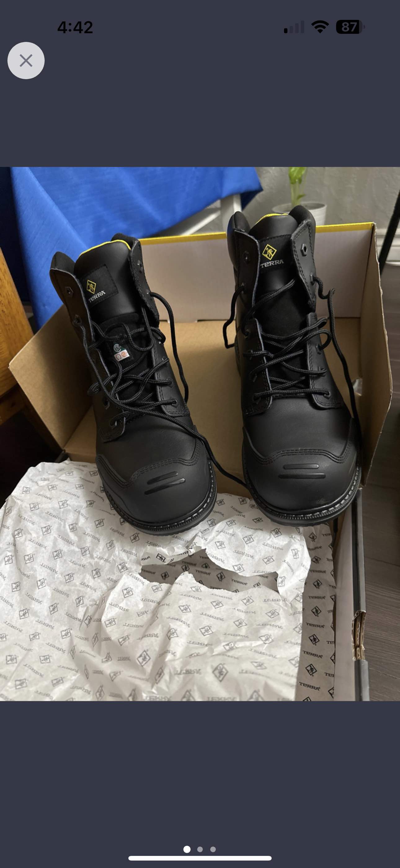 Terra safety shoes men New!!!!!