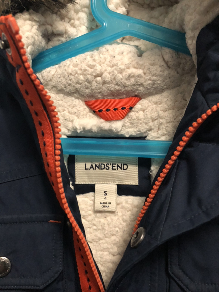 Navy Land’s End Bomber jacket size 4 - photo 2