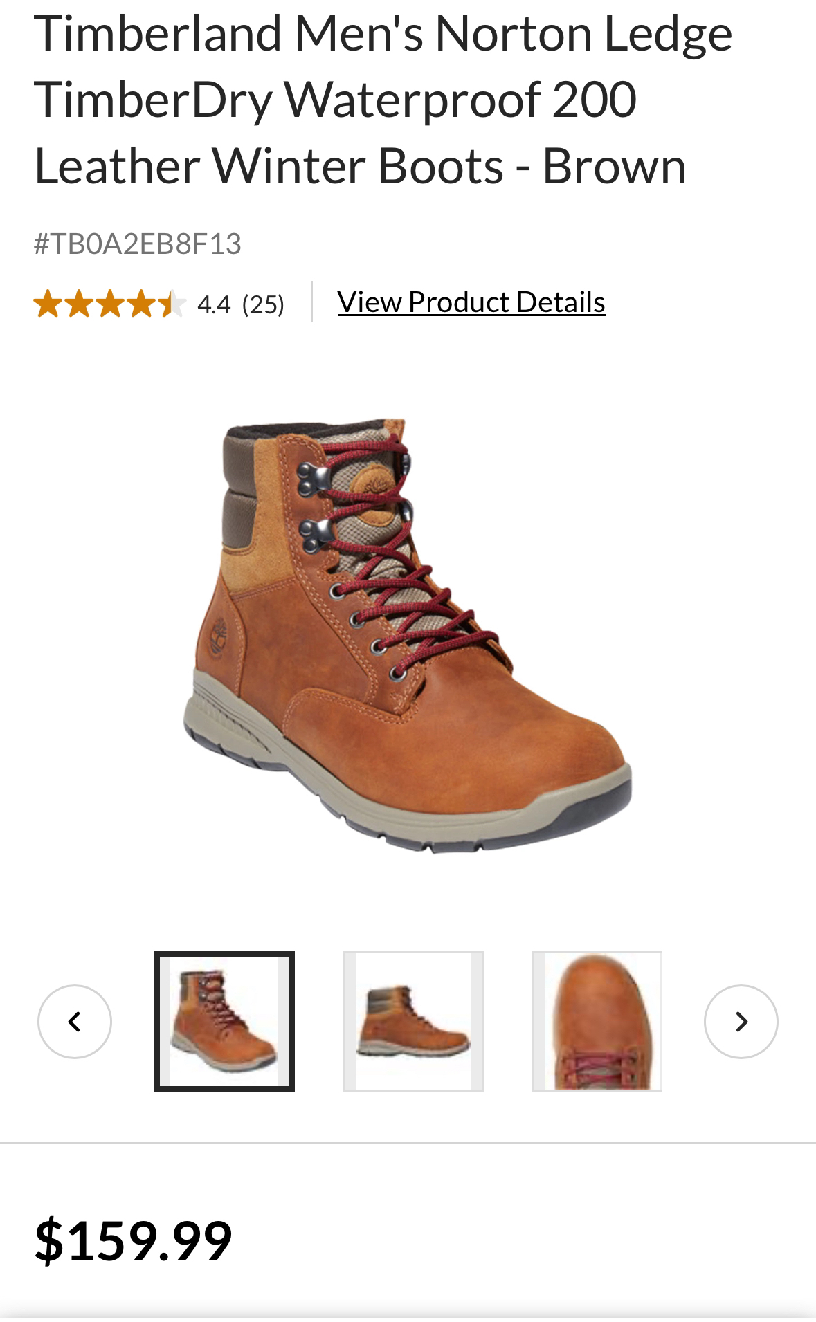 Timberland waterproof winter shoes thumbnail