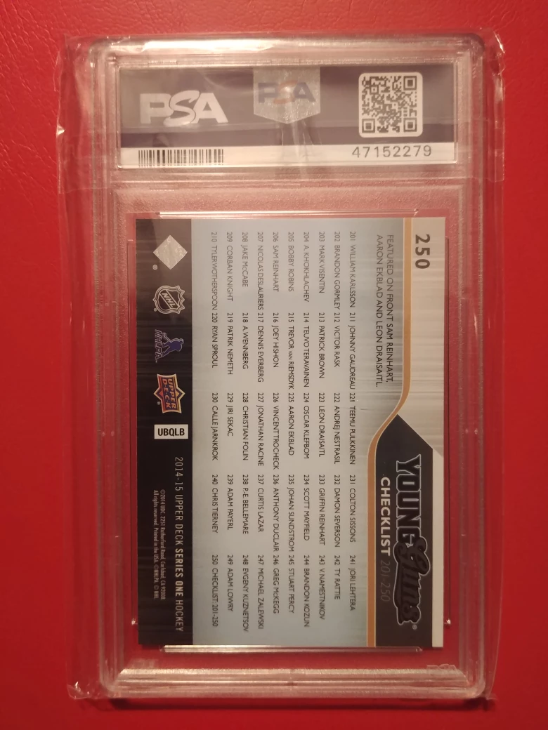 Checklist - Reinhart / Ekblad / Draisaitl Young Guns image indicator(3)