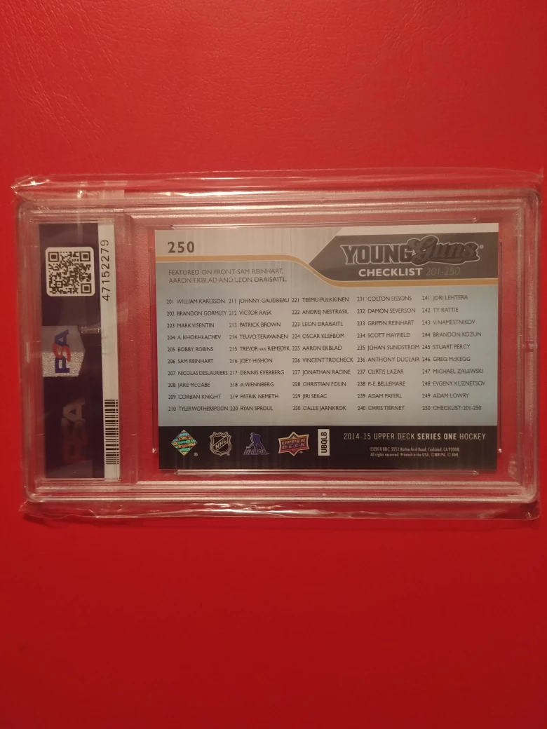 Checklist - Reinhart / Ekblad / Draisaitl Young Guns image indicator(4)