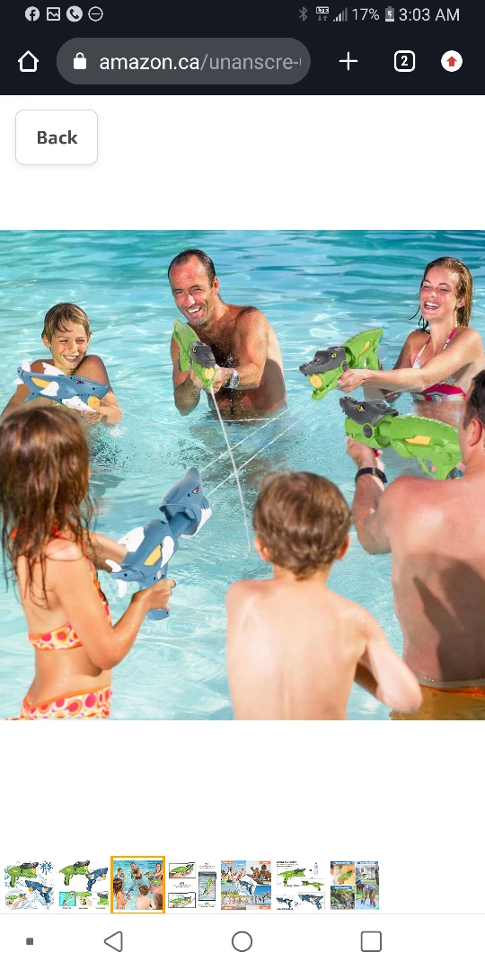 NEW!   2 Pack Water Gun - photo 2