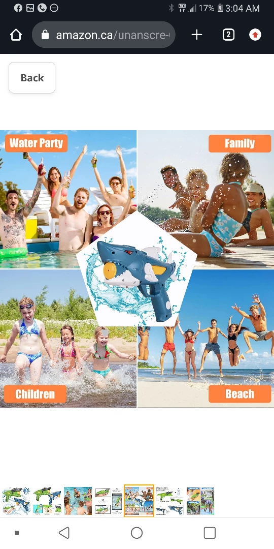 NEW!   2 Pack Water Gun - photo 5