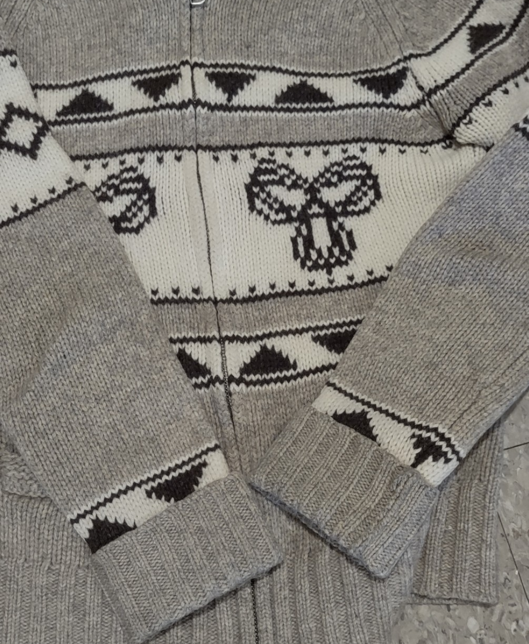 TNA sweater zip up Lambswool small - photo 5