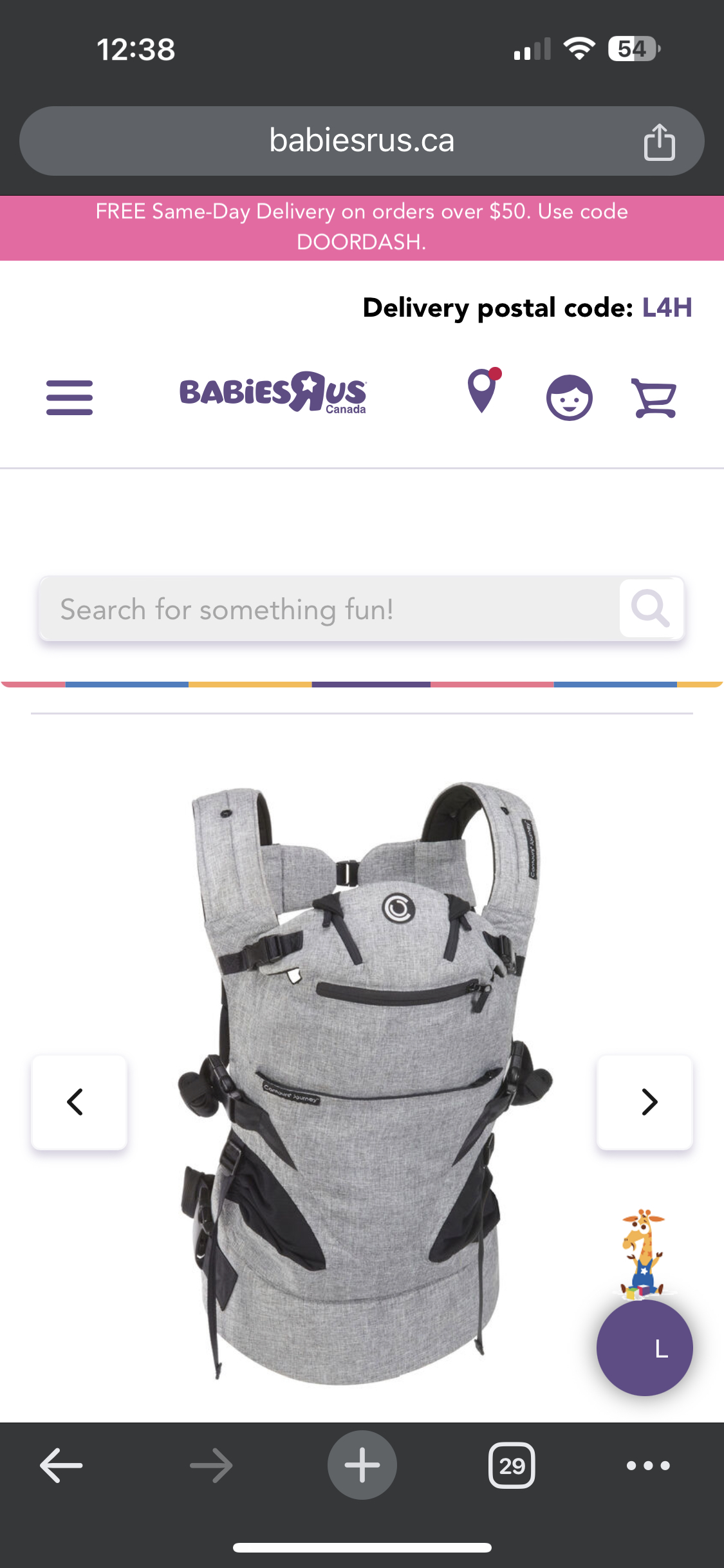 Contours Journey 5-1 Baby Carrier image indicator(4)