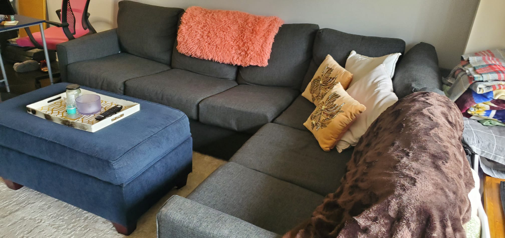 6 seater sectional pull out couch