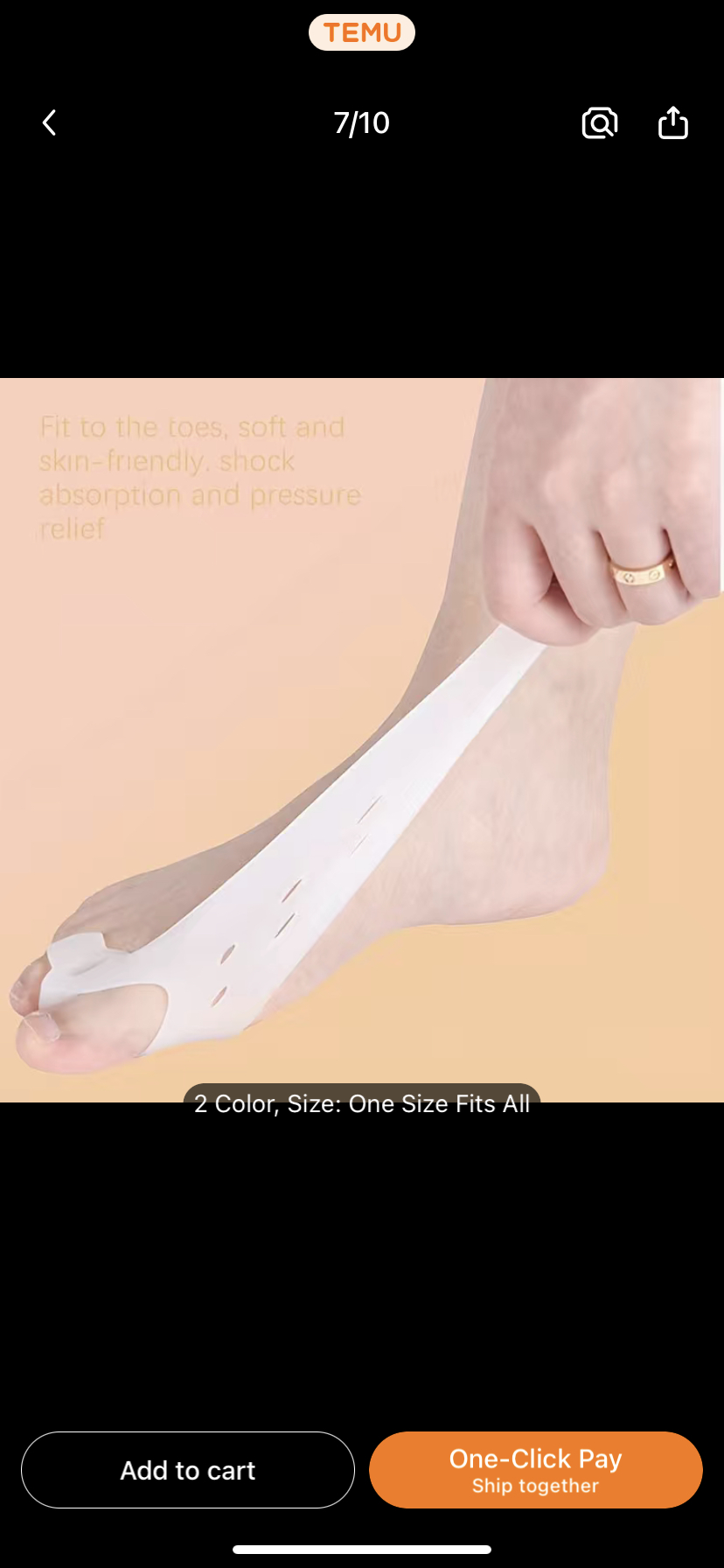 Bunion protector, toes spacer,Foot Pain Relief - photo 3
