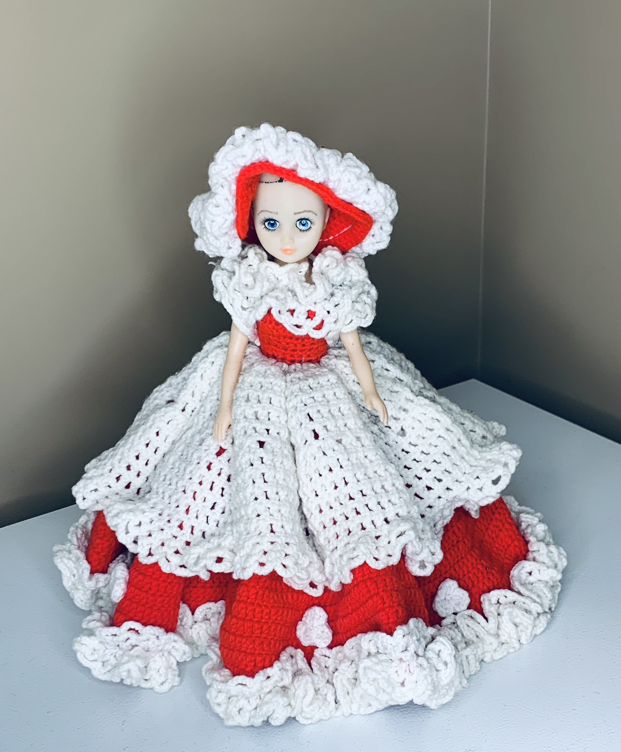 Vintage Crochet  Bed Doll - photo 3