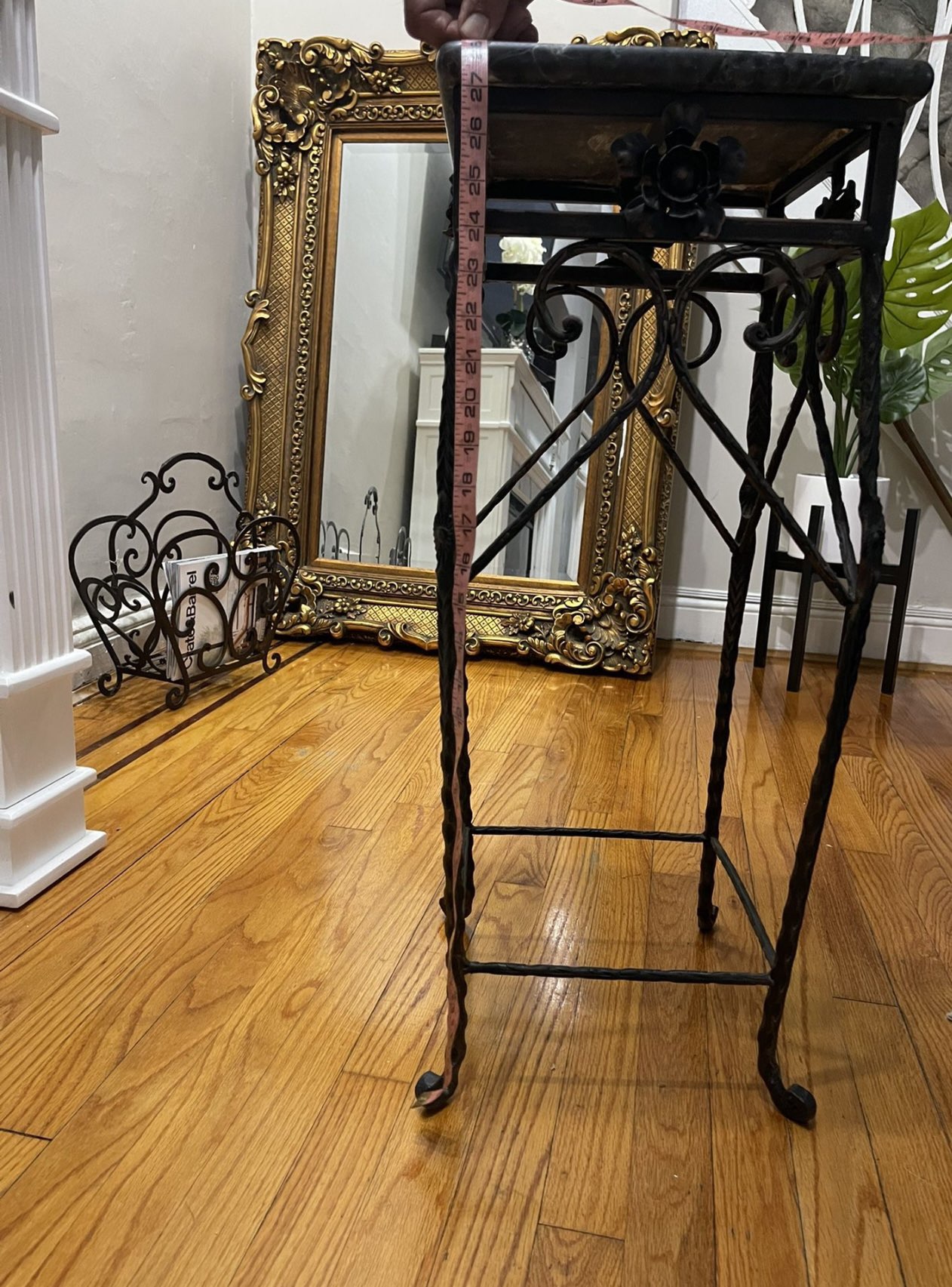 Vantage Plant Stand whit Marble Top - photo 2