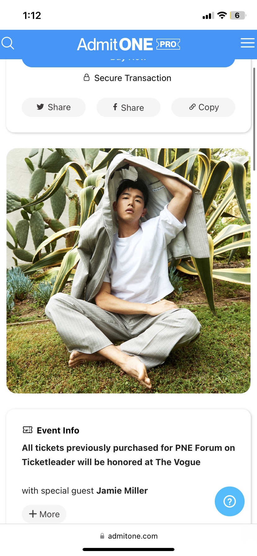 Eric nam house on a hill concert tickets - photo 2