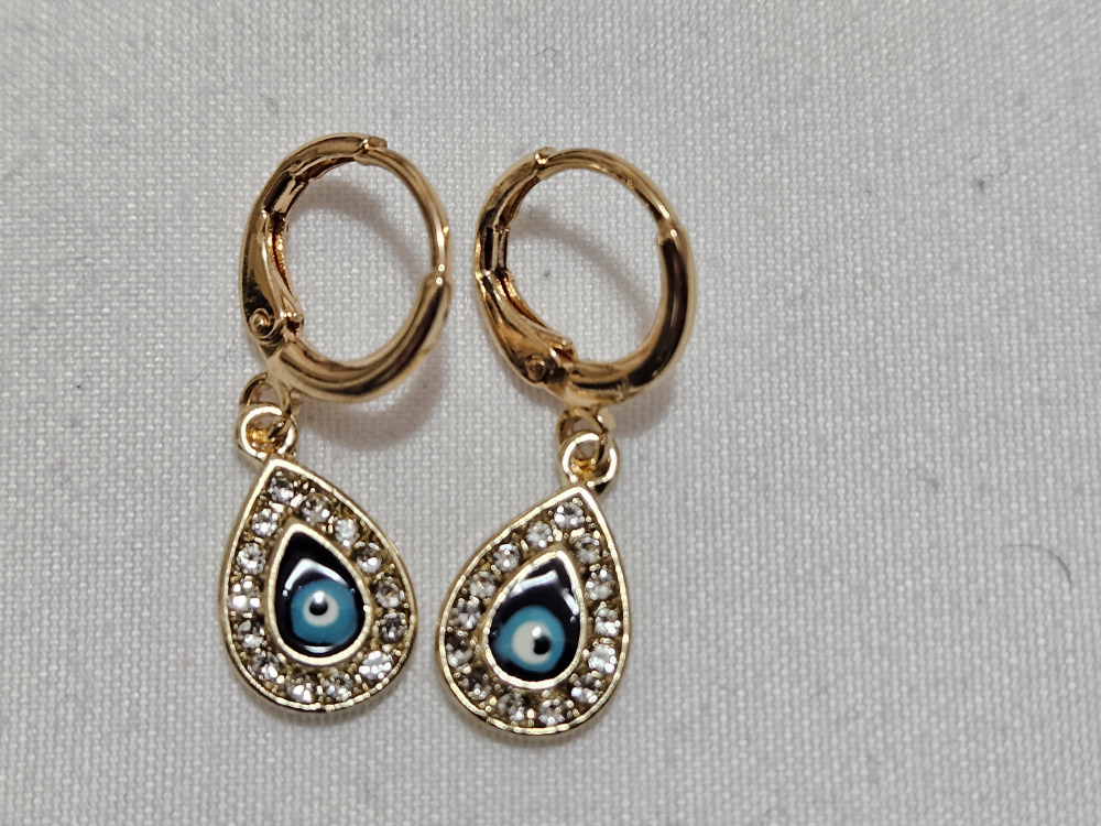 Turkish blue eyes earrings