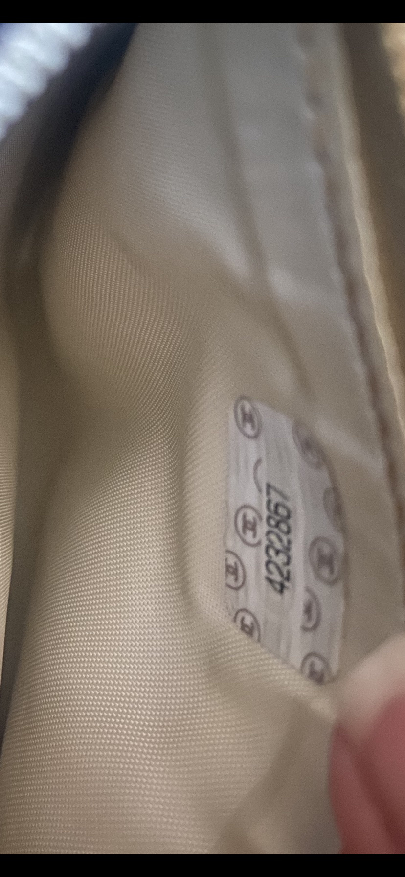 CHANEL vintage satin quilted evening bag Authentic image indicator(5)