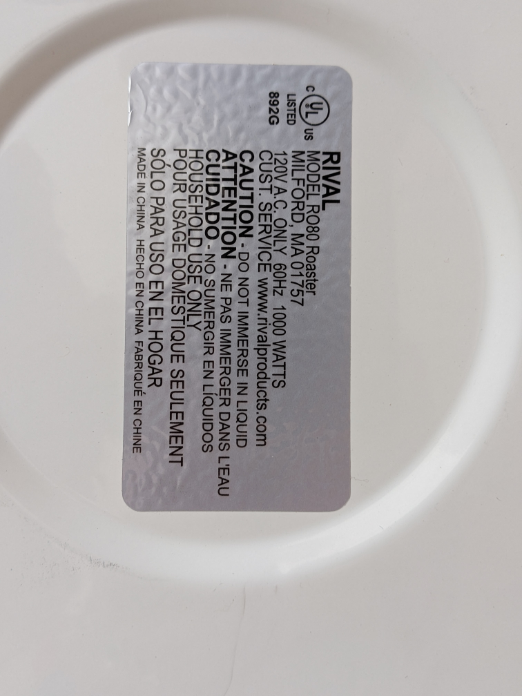 Rival Roaster Oven 8Qt image indicator(3)