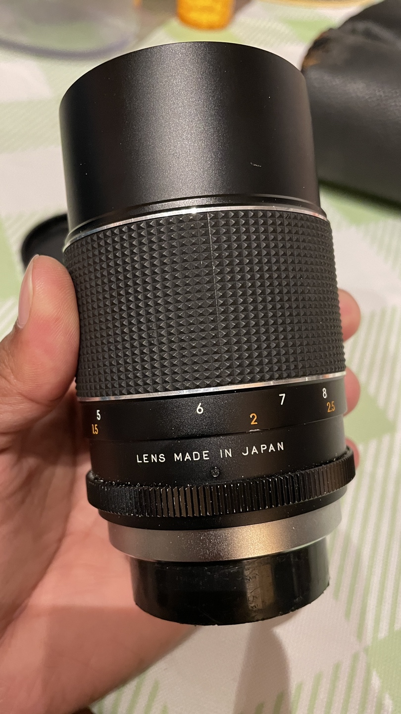 Elicar automatic 135mm f2.8 with Minolta MD Mount image indicator(2)