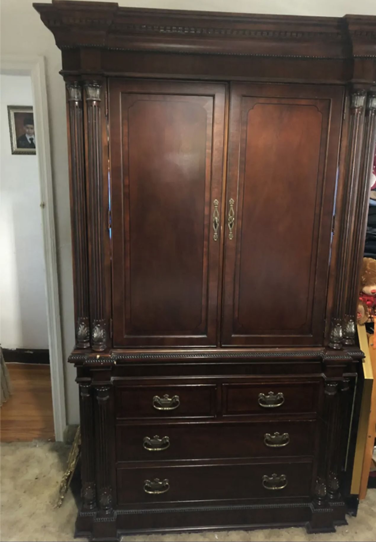 Solid Wood  Armoire