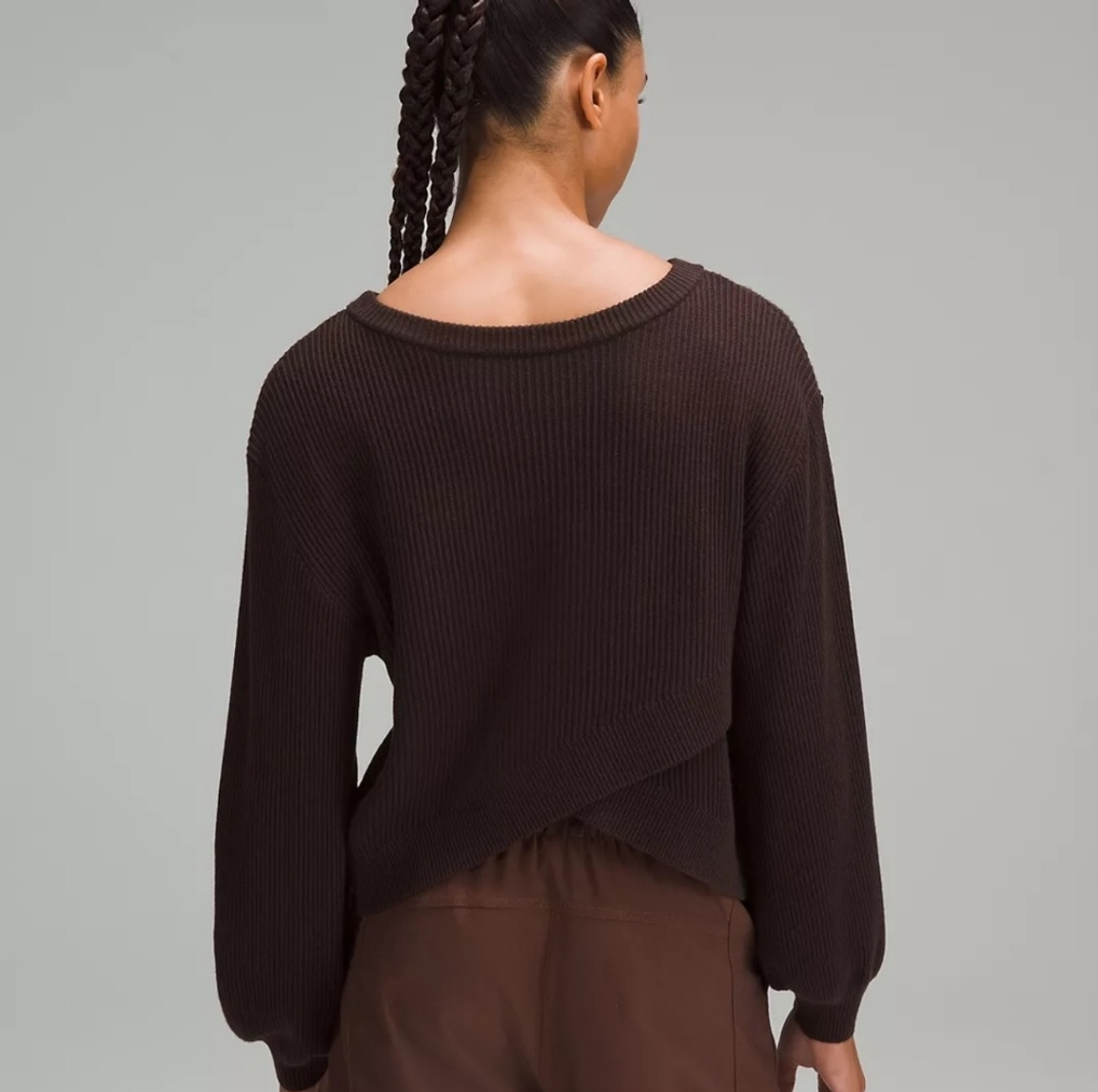 Lululemon Reversible Crossover Sweater , NWT, Super Soft! - photo 5