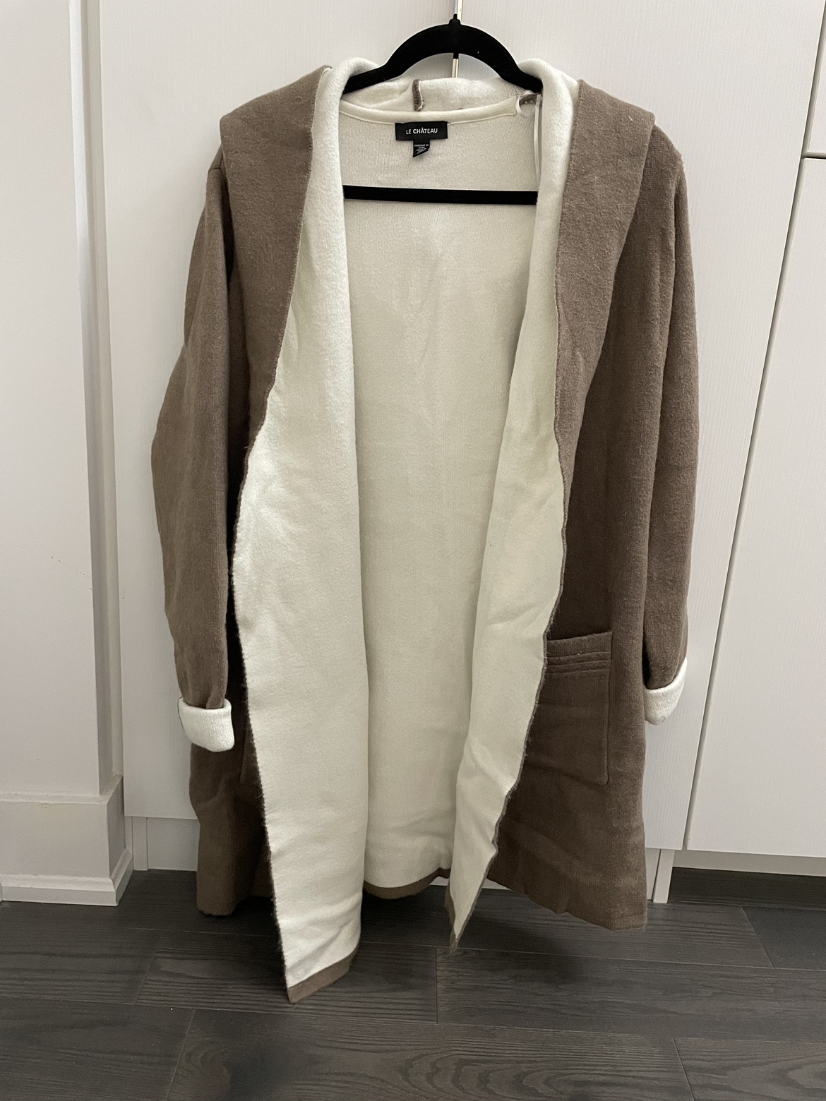 Long cardigan coat