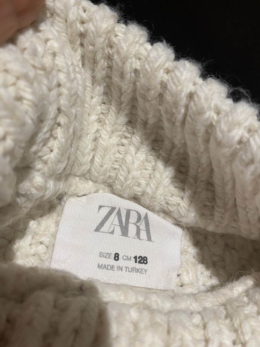 Zara girls warm sweater size 8 🦃 image indicator(2)