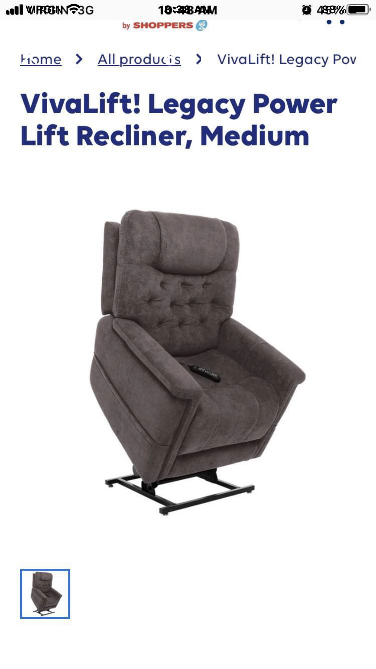 Viva lift/Recline Power Chair - photo 5