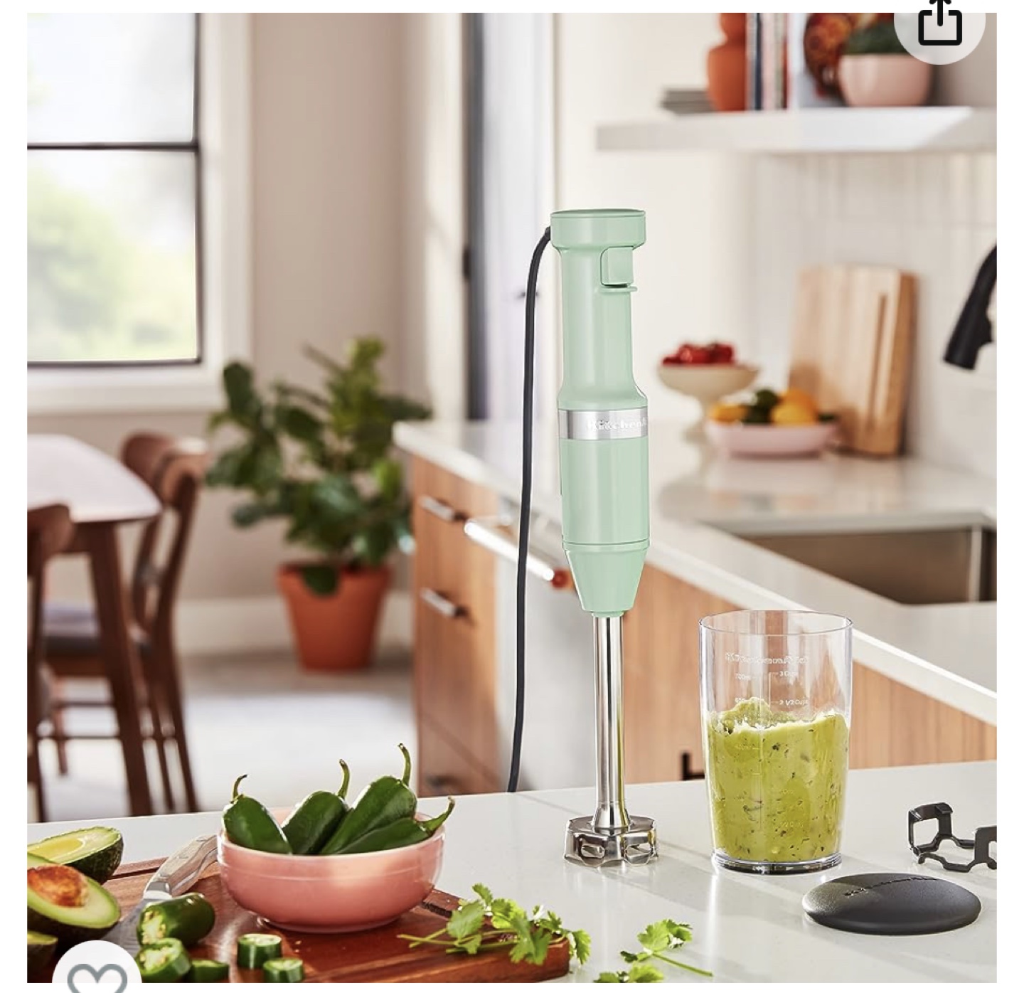 KitchenAid Variable Speed Corded Hand Blender, Pistachio - photo 4