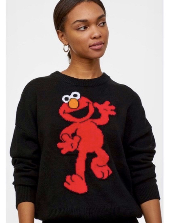 H& M x Sesame Street. Elmo Sweater thumbnail