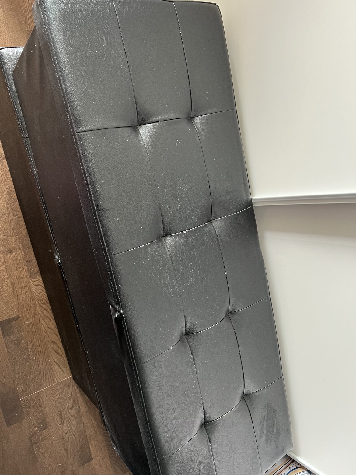 43-Inch Storage Ottoman Bench with Flip Lid, Padded Seat image indicator(6)