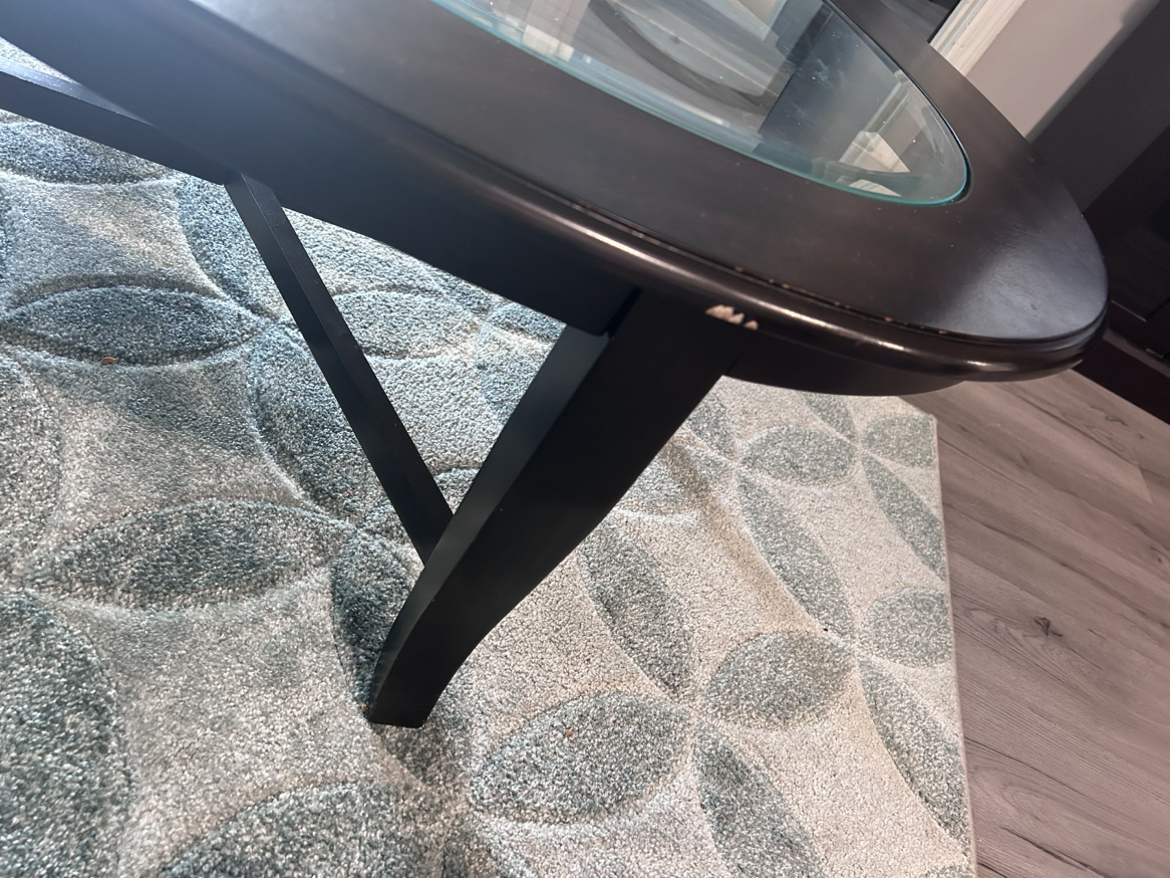 Coffee table with matching side tables - photo 5
