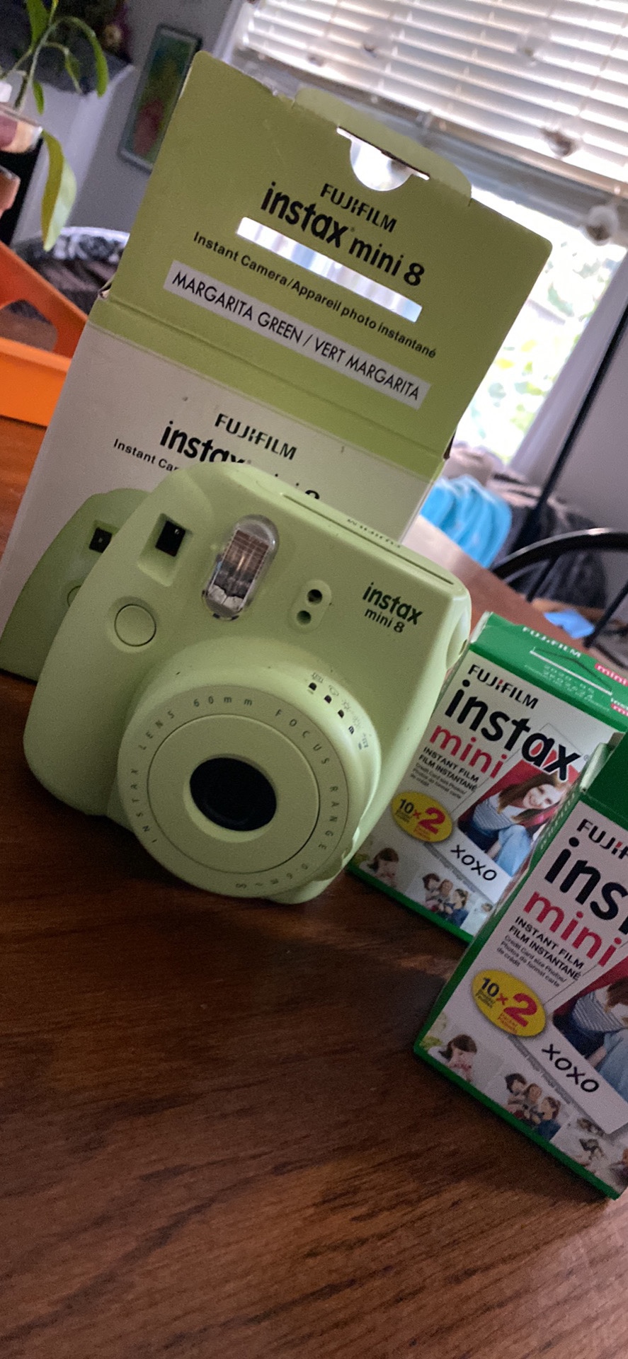 Instax camera with 4x10 film