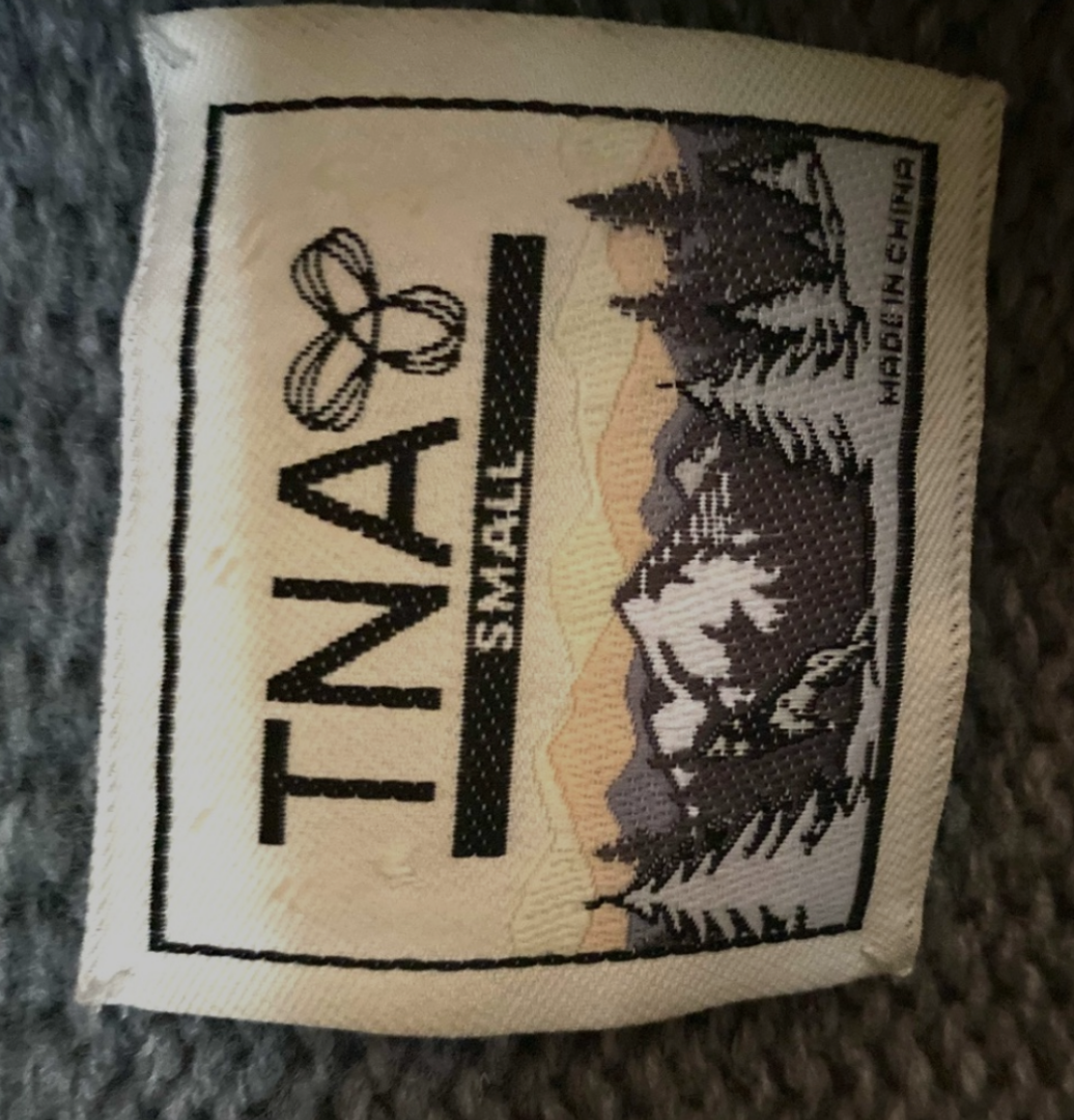 TNA sweater zip up Lambswool small - photo 2