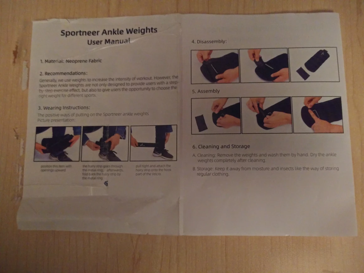 NEW!    SPORTNEER Ankle Weights image indicator(4)