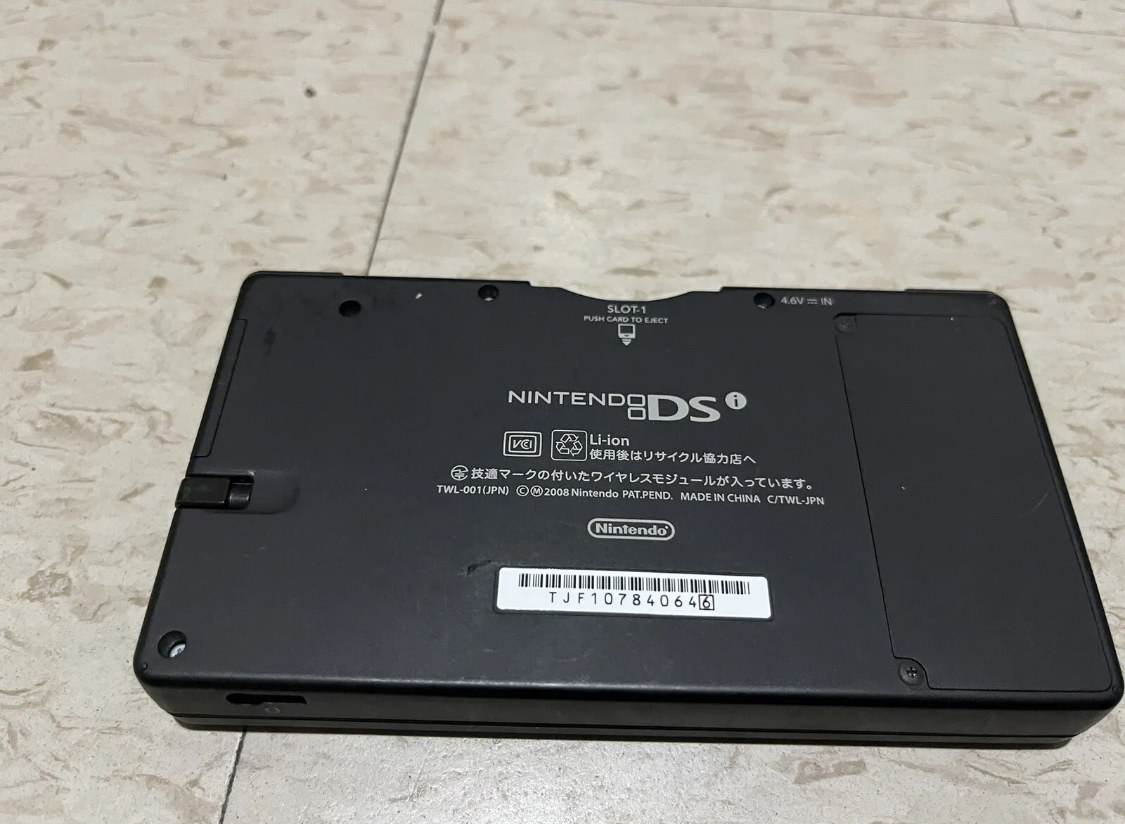 Nintendo DSI Black twl-001 JPN MODEL Working No Charger image indicator(3)
