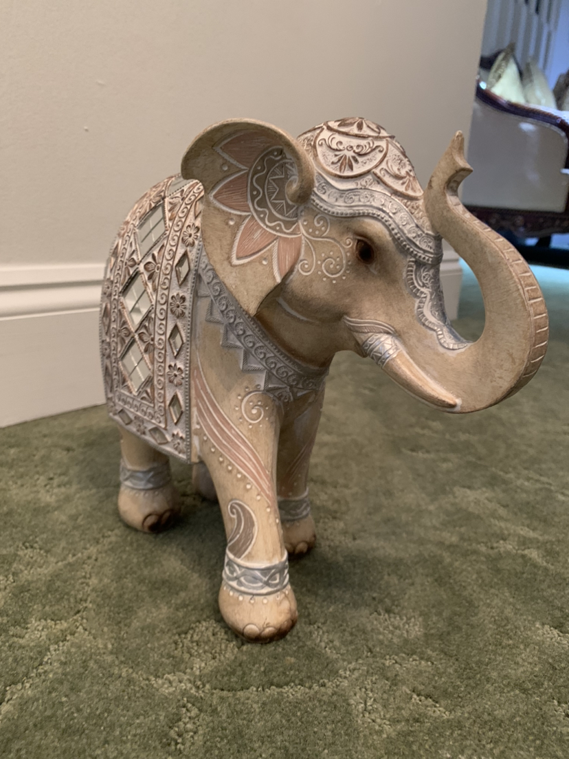 Beautiful Mosaic Elephant Sculpture - Home Decor thumbnail