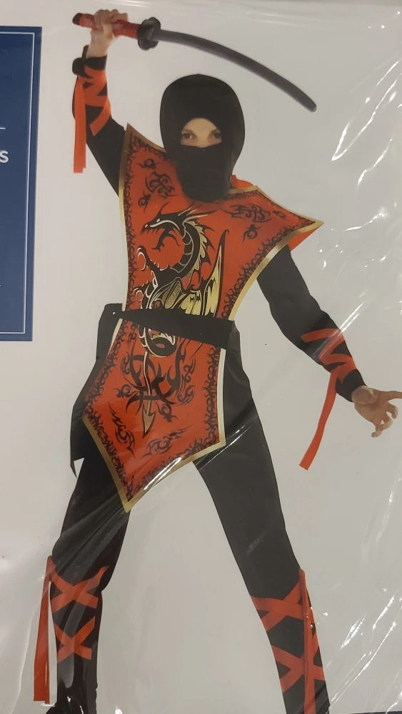 Toddler Ninja Assassin Costume - Size 3T-4T image indicator(2)