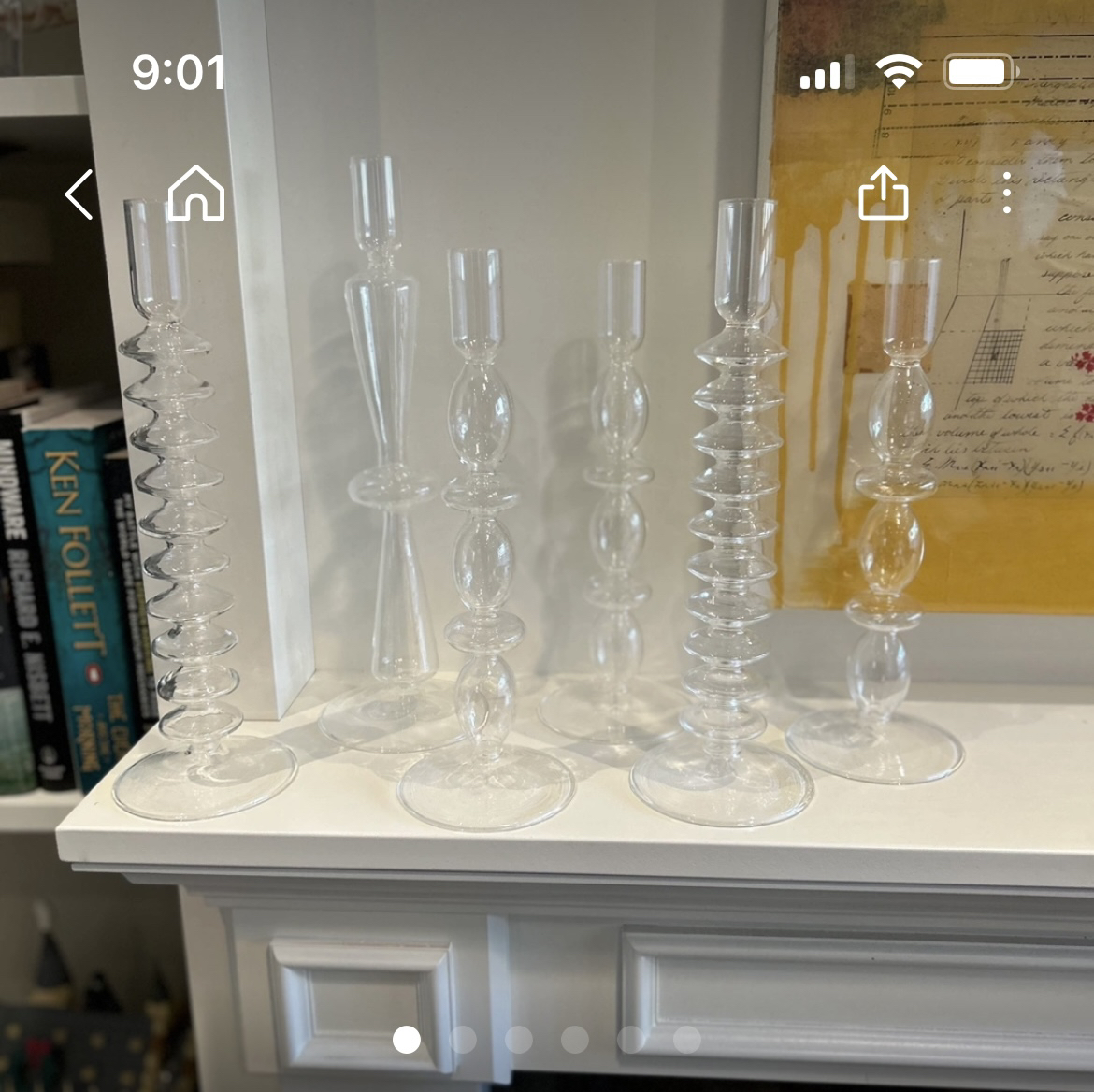 Glass Candlesticks, 4, cb2 image indicator(4)