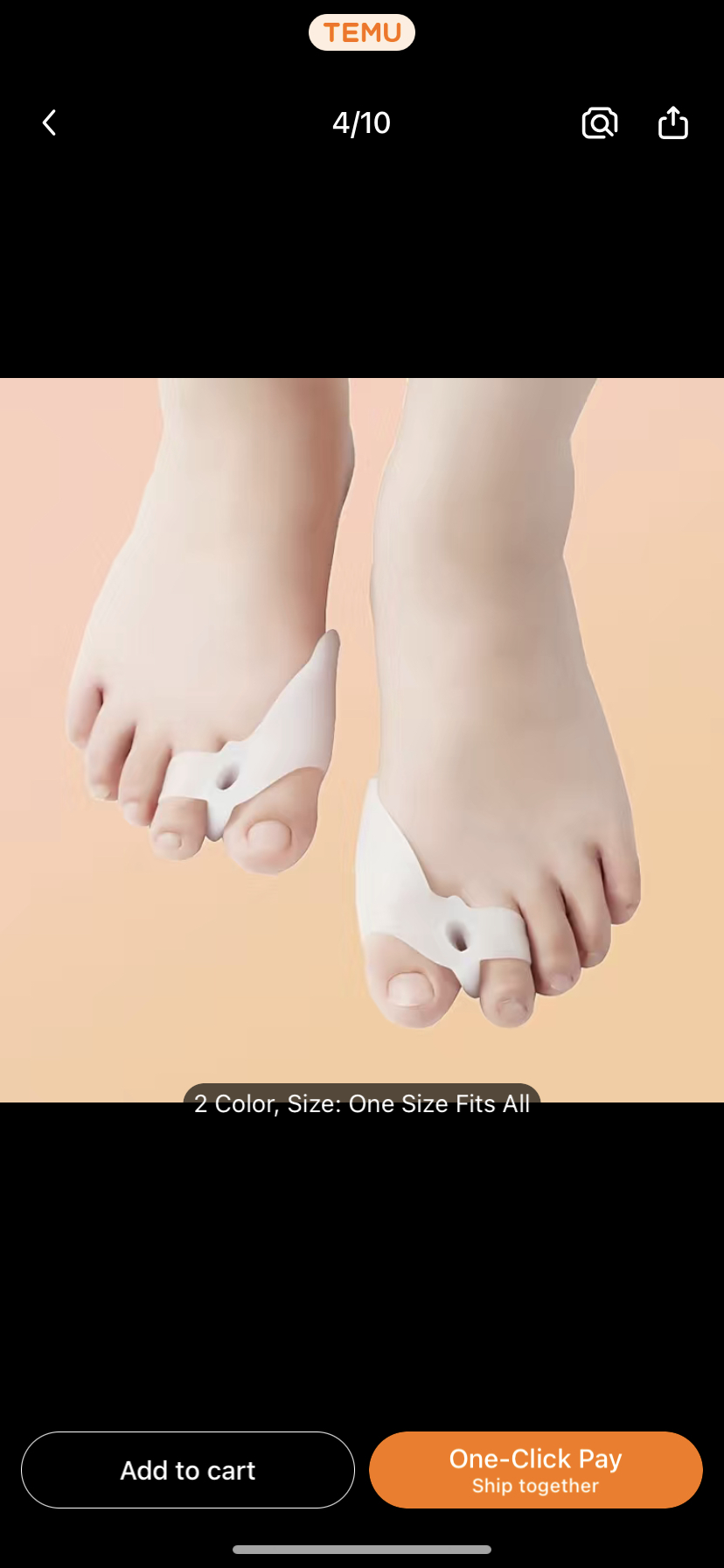 Bunion protector, toes spacer,Foot Pain Relief - photo 2