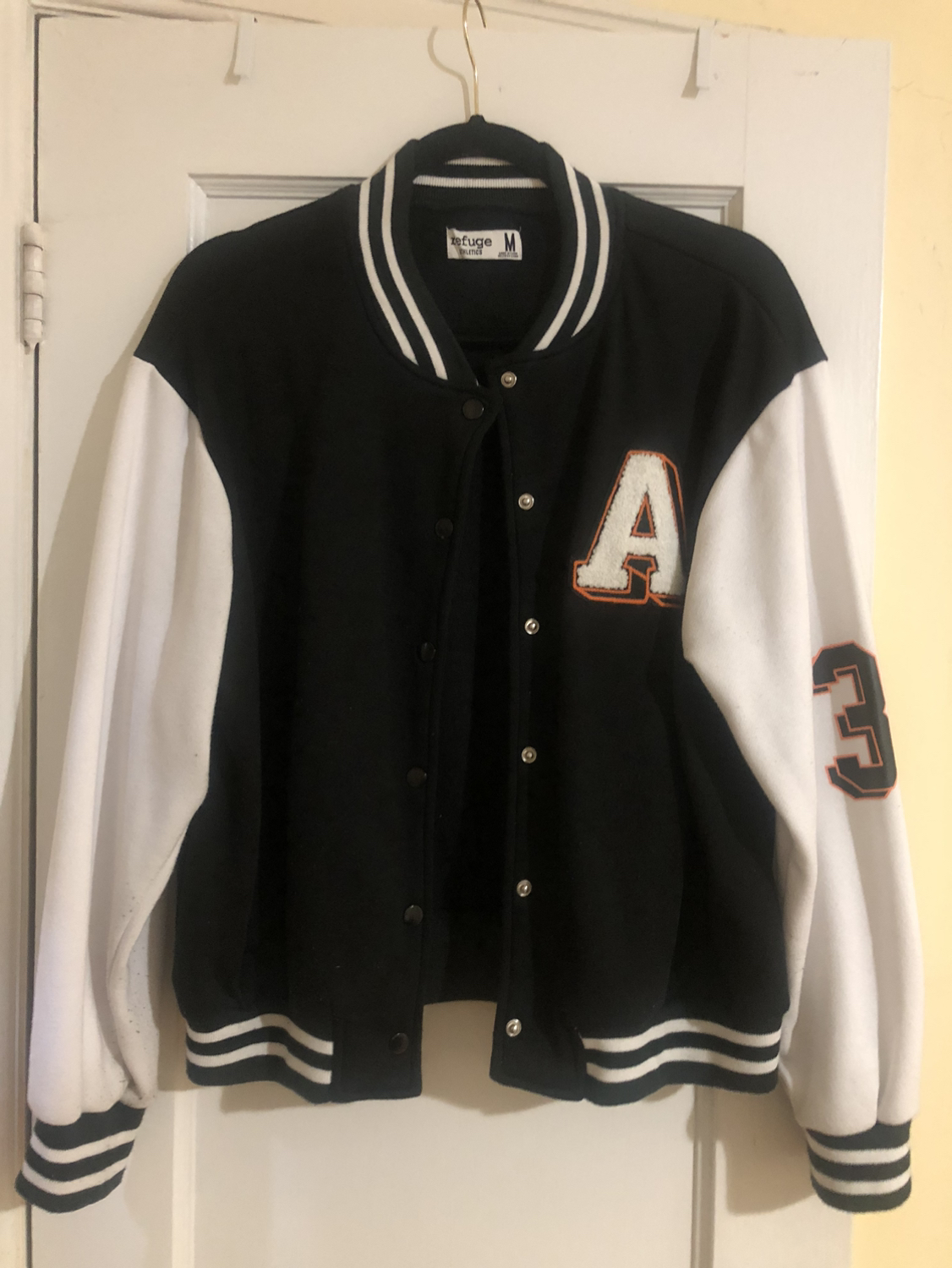 varsity jacket size M