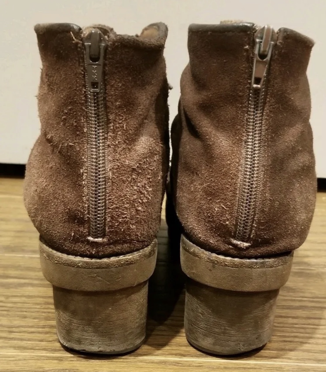 Vintage Jeffrey Campbell size 6M Women Chunky Laced Ankle Boots image indicator(5)