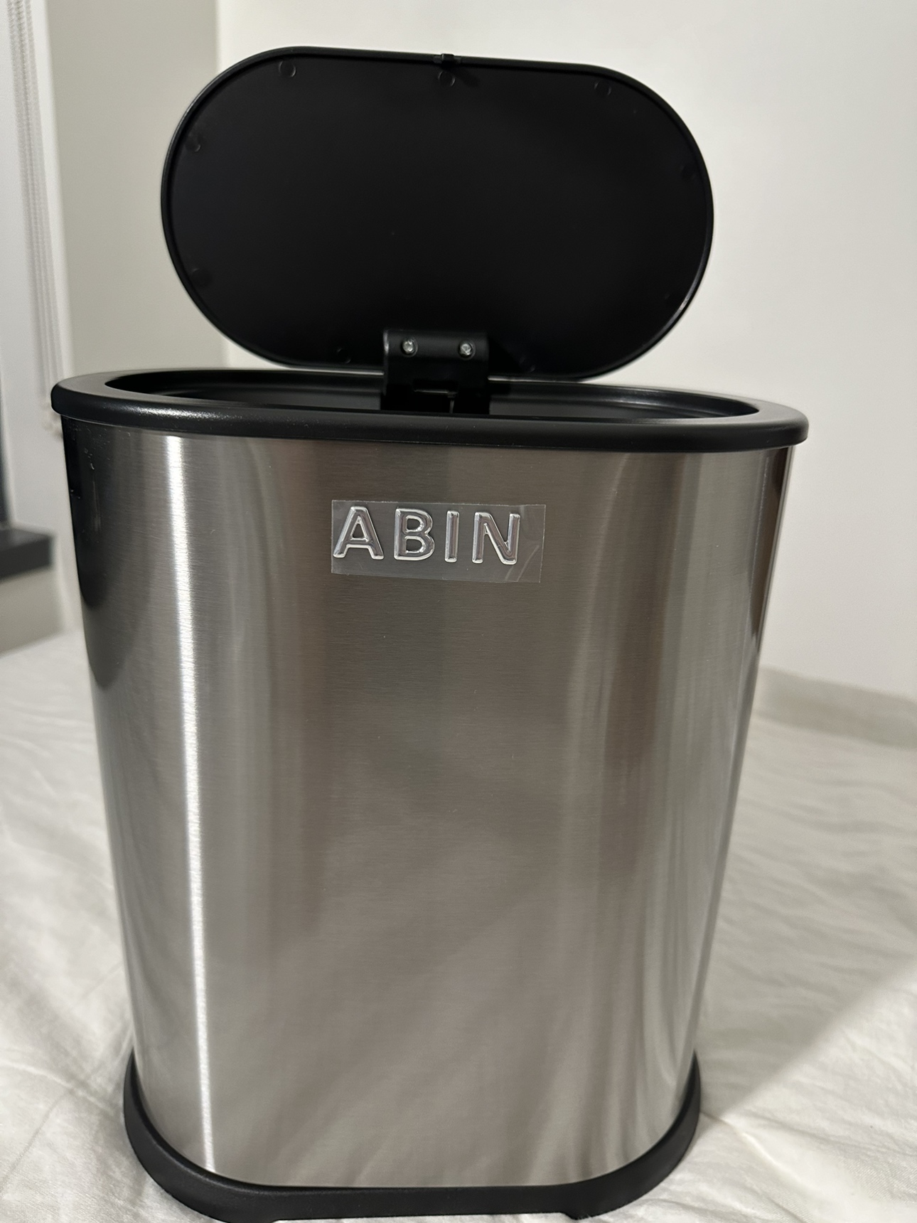 Brand new Press Top Bathroom Trash Bin 2.1 Galoon - photo 3
