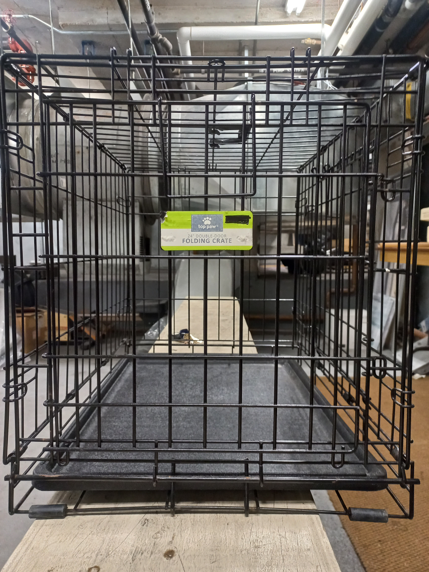 Folding Metal Dog Crate thumbnail