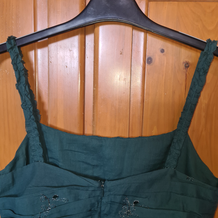 Emerald green midi party dress - Adolfo Dominguez image indicator(6)