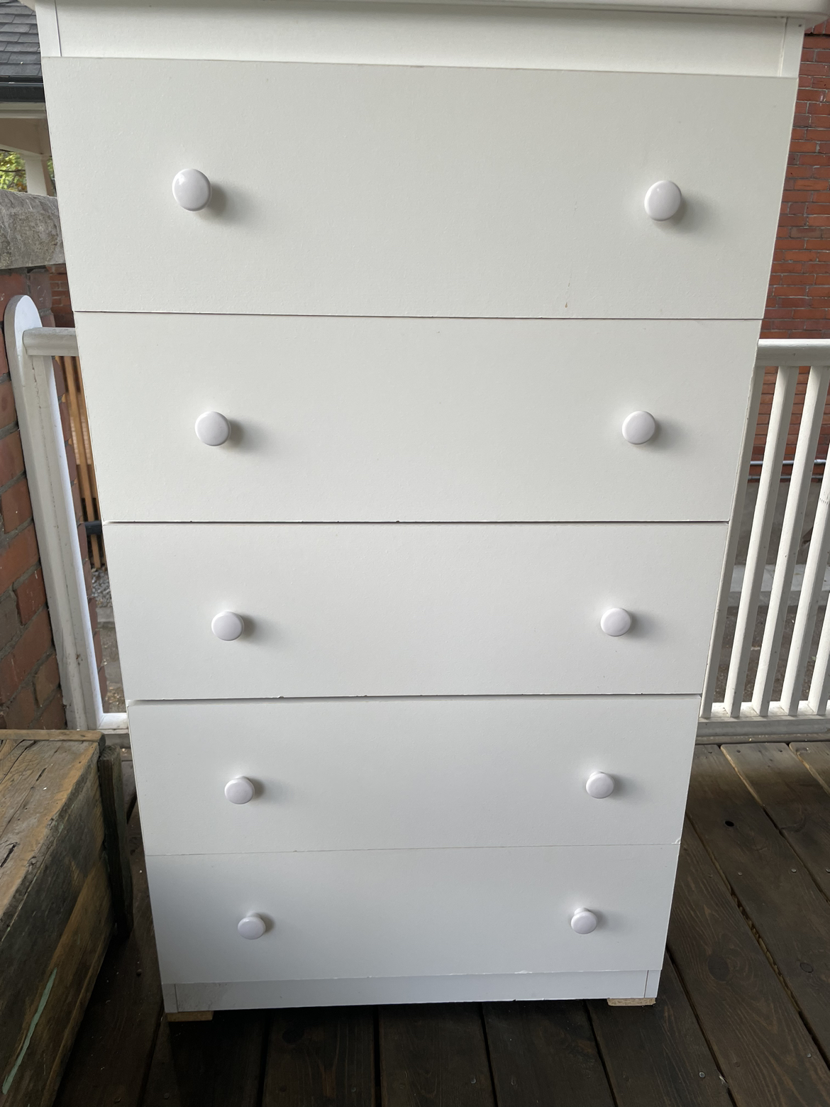 5-Drawer Chest - White - photo 2